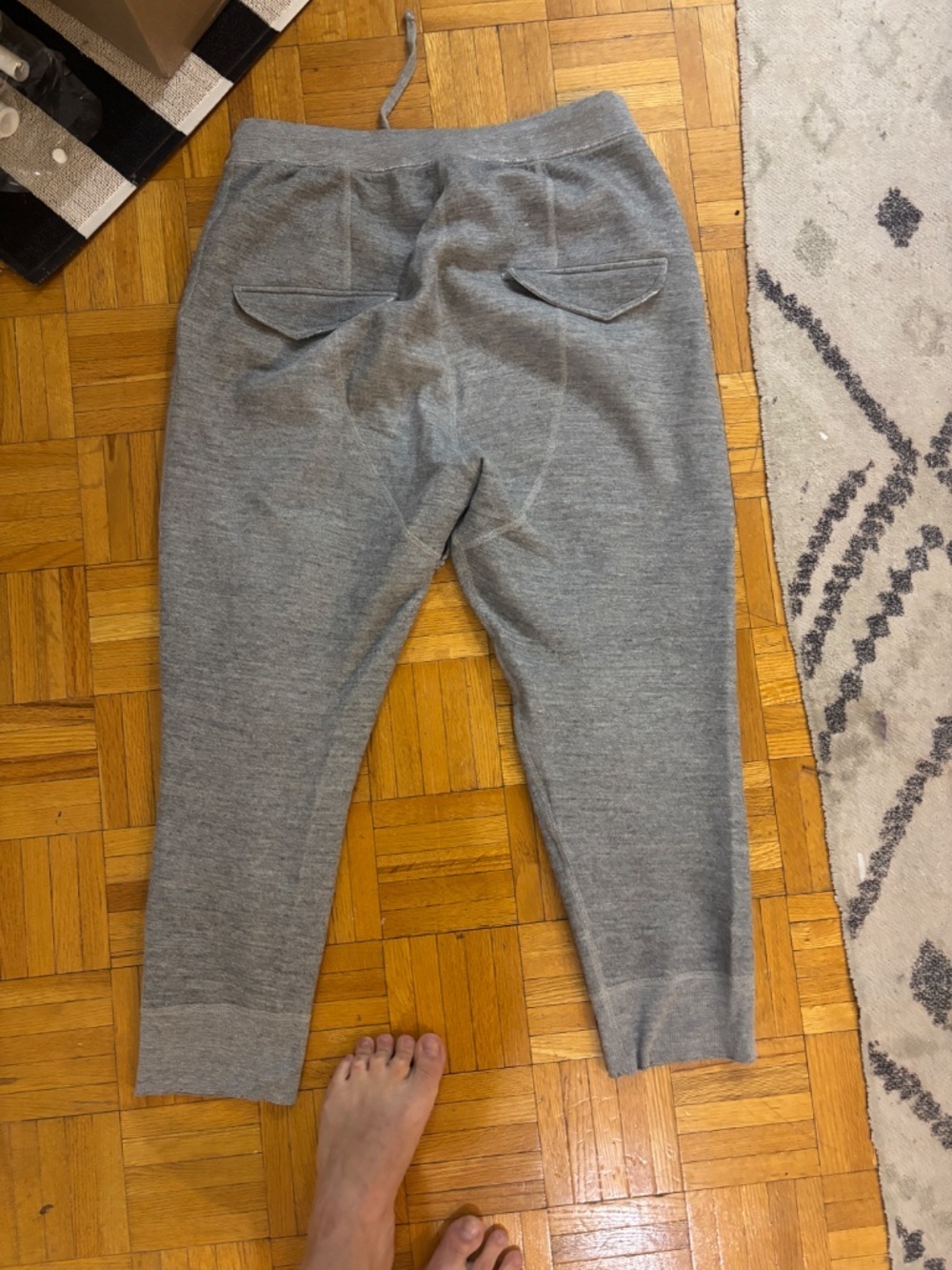 NILI LOTAN grey sweatpants Made in the USA * accepting offers - Picture 4 of 5